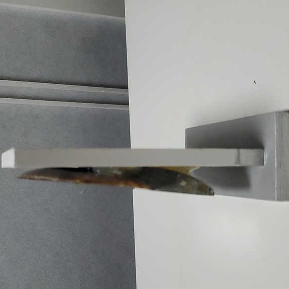 Hand Made piece of Art with Fossilized Ammonite - Picture 2 of 6